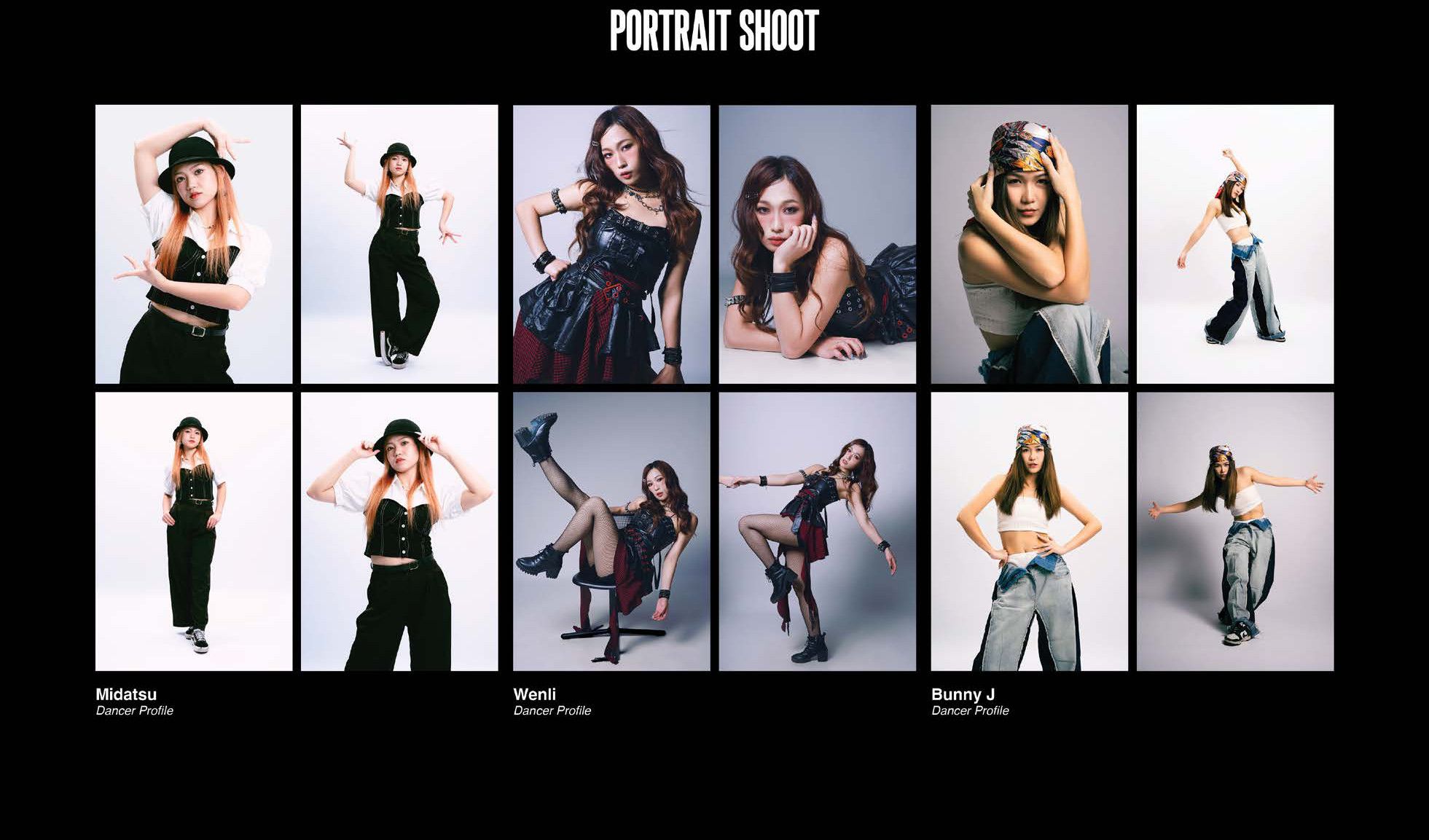 Portrait shoot — dancer profiles