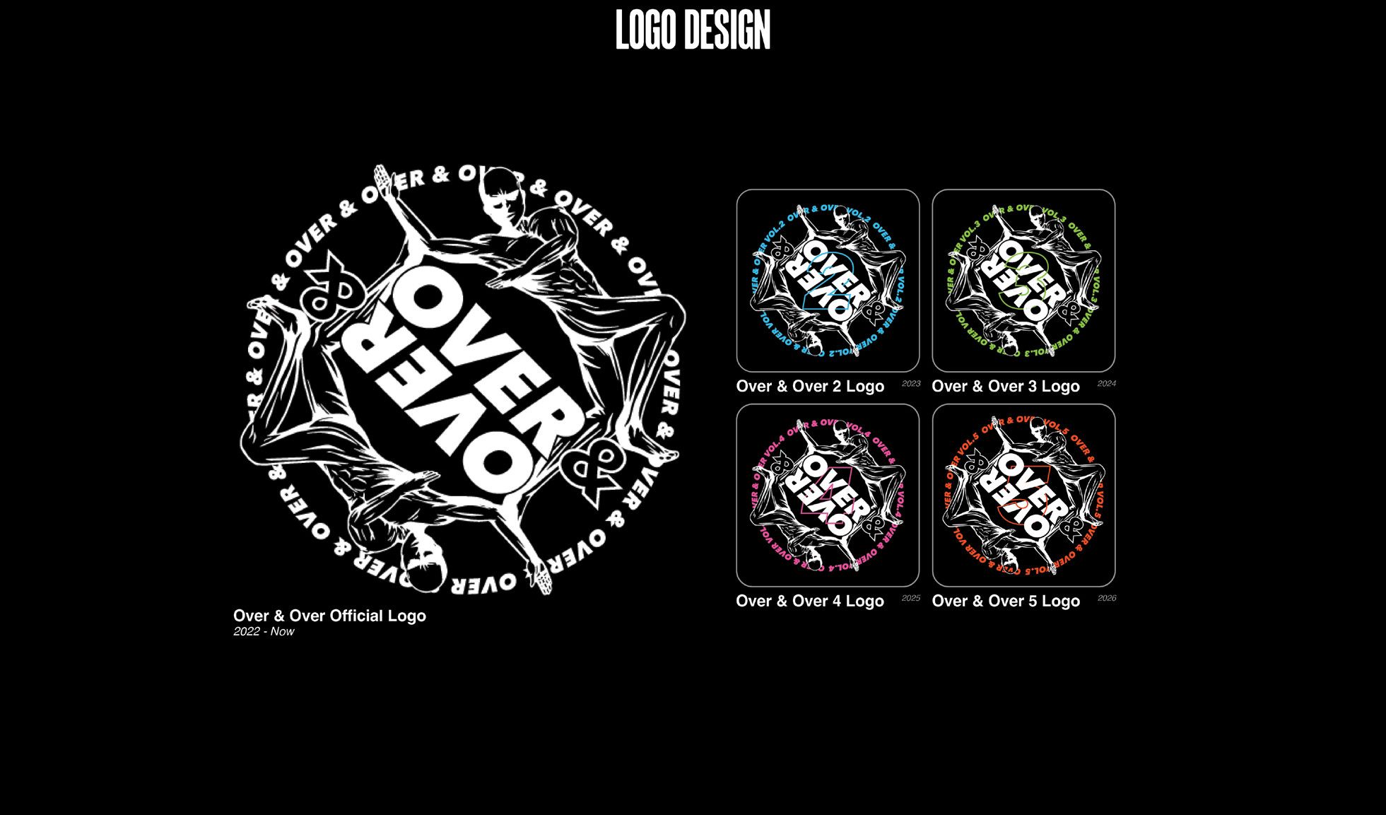Logo design — official logo and Vol. 2–5 logos