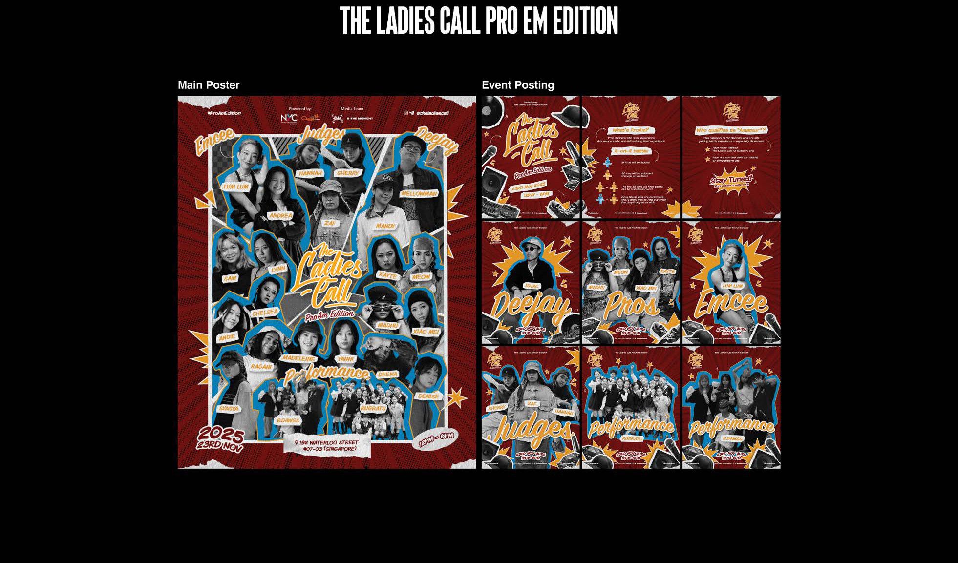 Pro-Am Edition — main poster and event posting