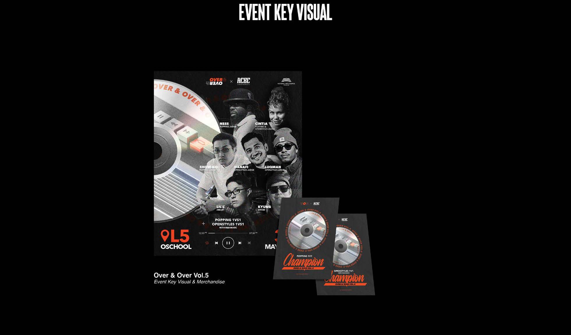 Event key visual & merch — Vol. 5