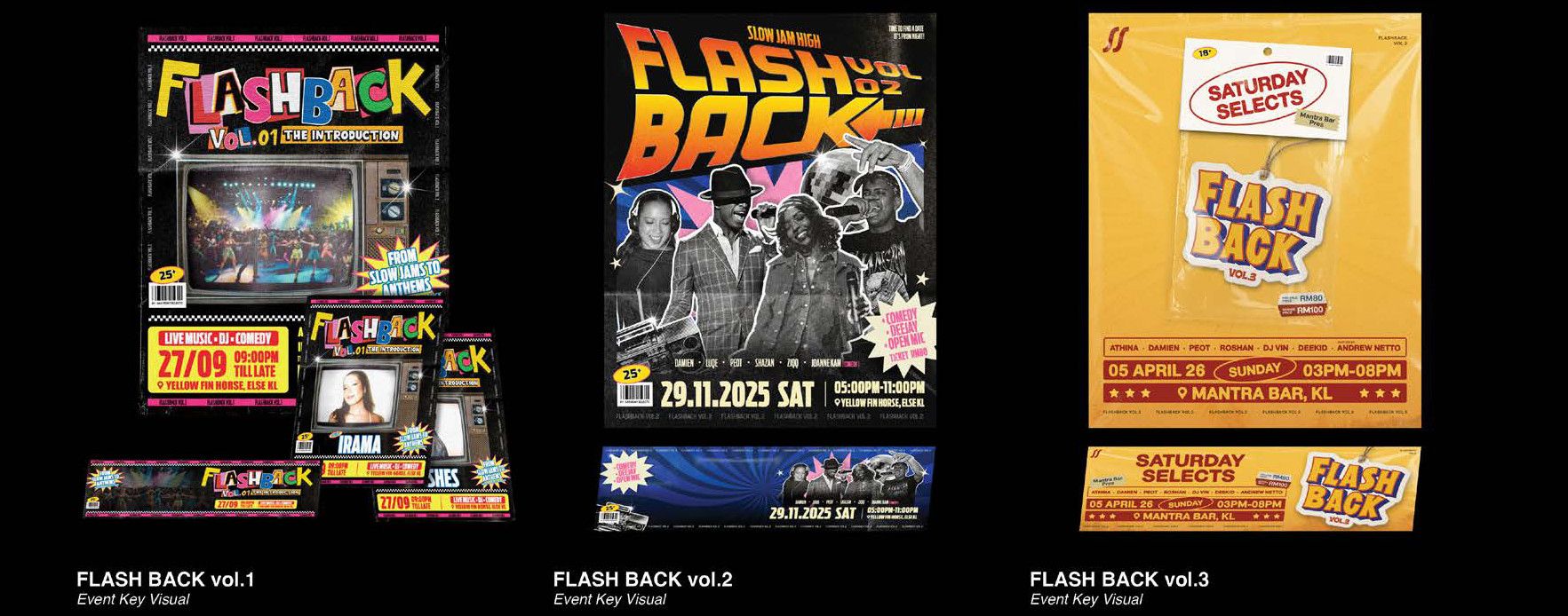 Event Visuals — Flash Back · City Rasa · Da Guard