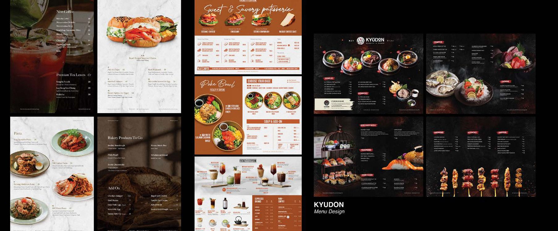 Menu Design — The Replacement · Faculty of Caffeine · Kyudon