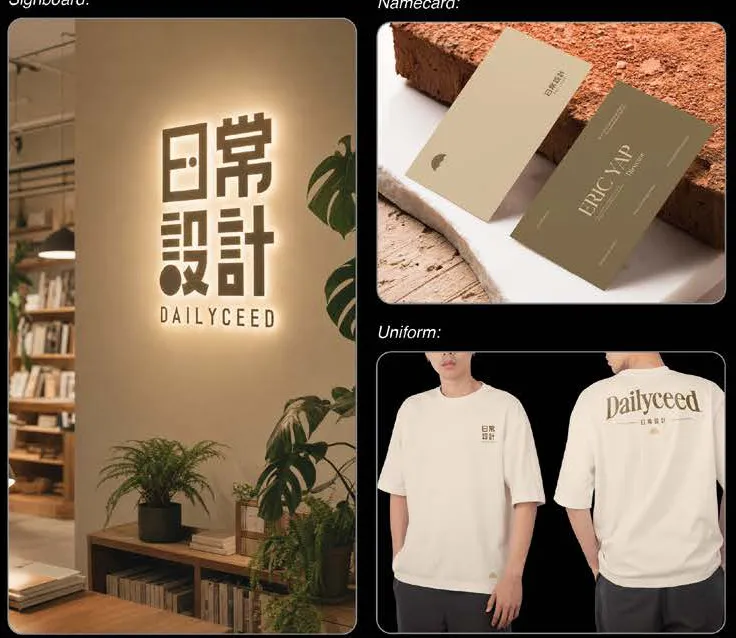 Visual Identity — Daillyceed 日常設計
